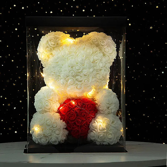 White Rose Bear - Large